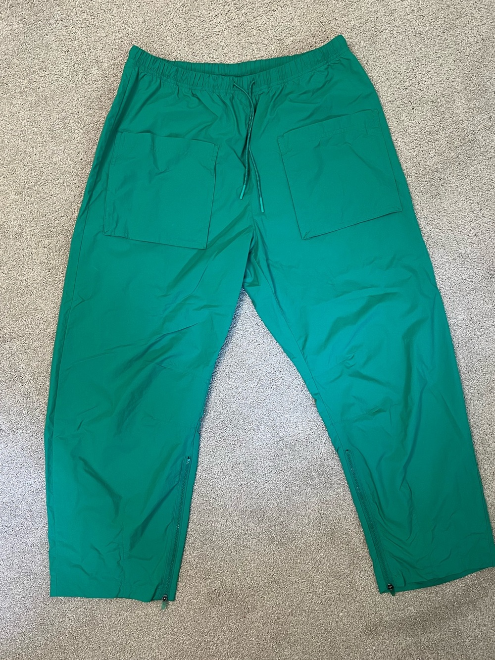 Free People Movement Fly by Night Lucky Charm Green Cargo Pants Size Small - Picture 2 of 6